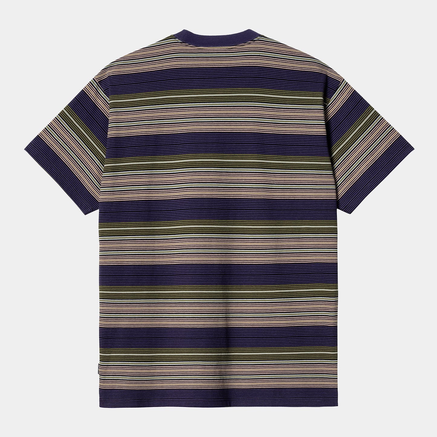 S/S Coby T-Shirt | Colby Stripe, Tyrian