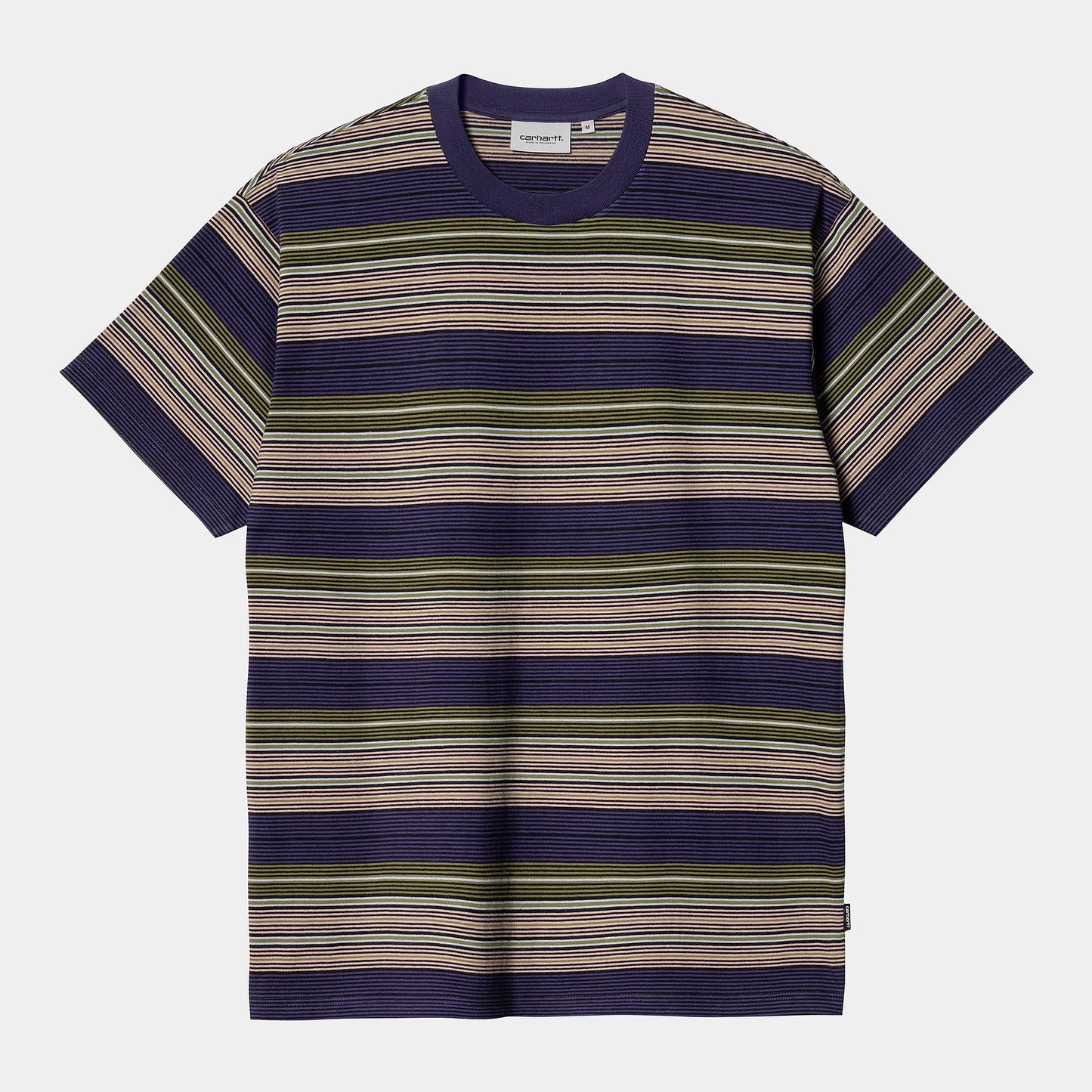 S/S Coby T-Shirt | Colby Stripe, Tyrian