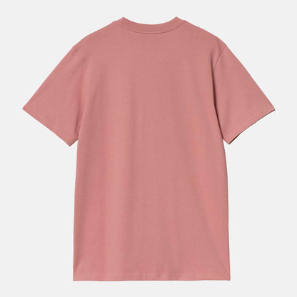 S/S Script T-Shirt | Dusty Rose / Sycamore Tree