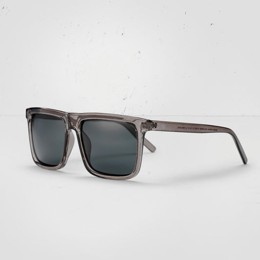 Bruce | Gray Transparent / Black