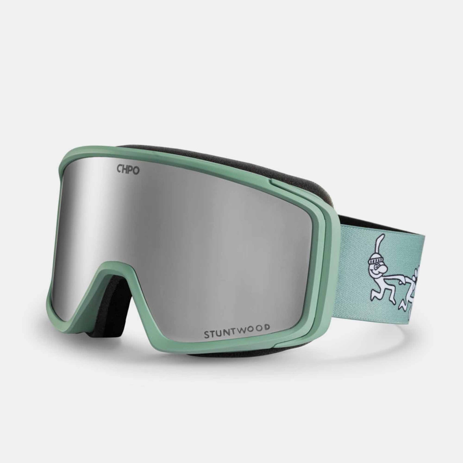 CHPO Goggles Stuntwood Mint Silver Mirror