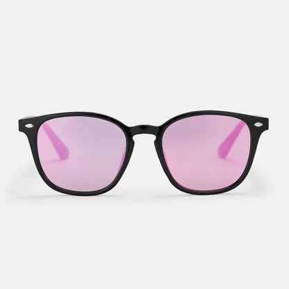 Alva | Shiny Black / Pink Mirror