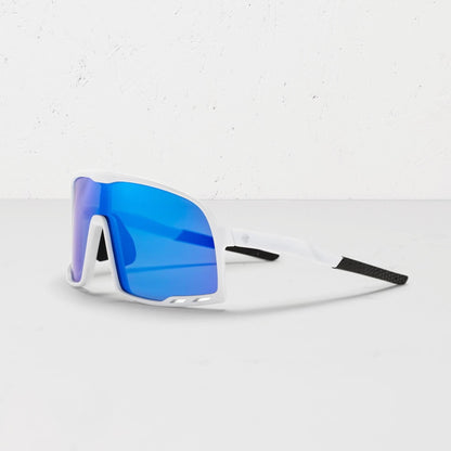 Henrik | White / Blue Mirror