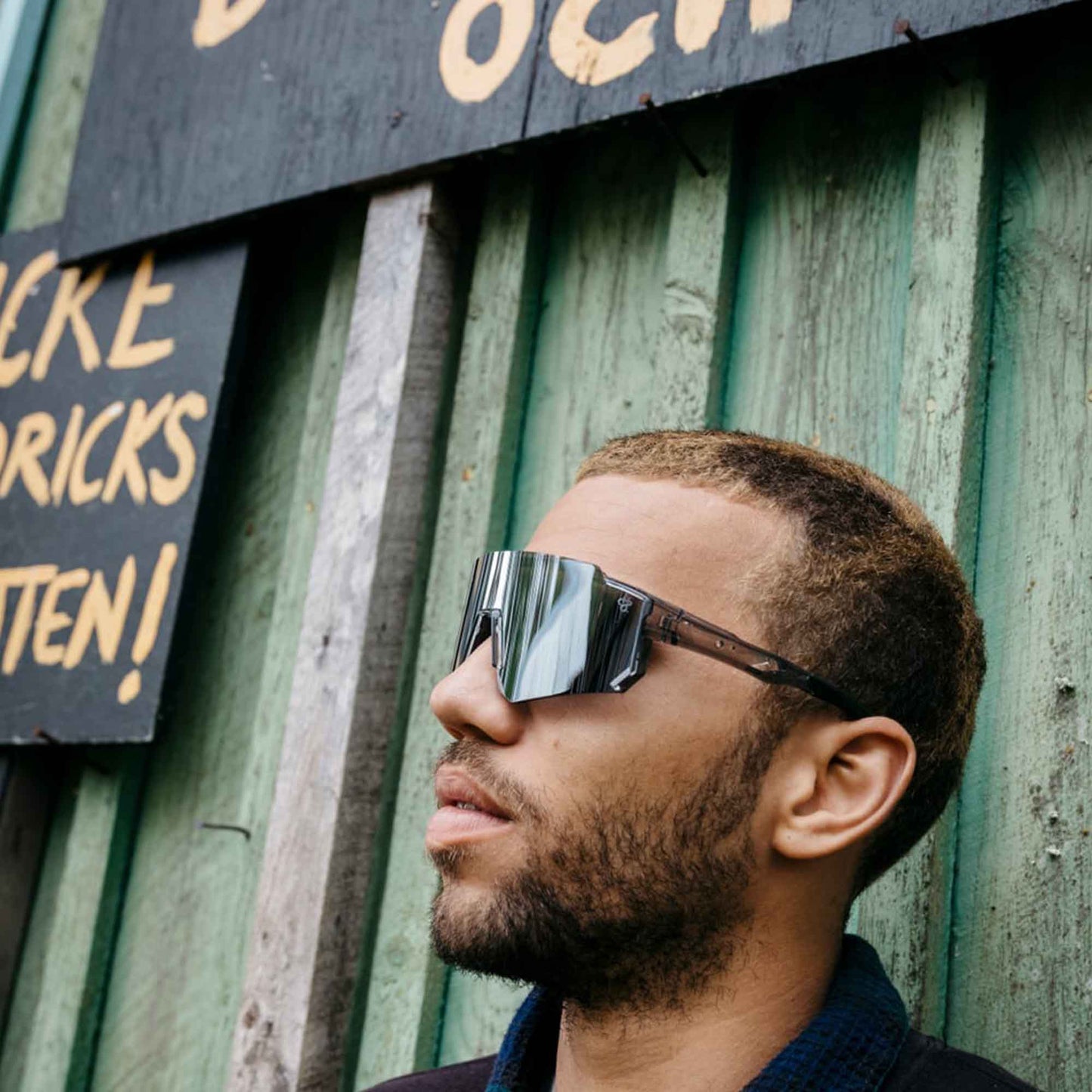 Siri | Transparent Grey / Silver Mirror