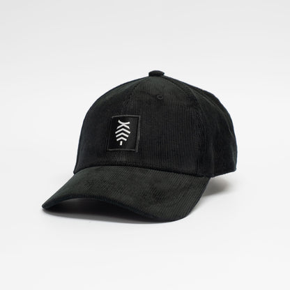 Cord Cap | Black / Black