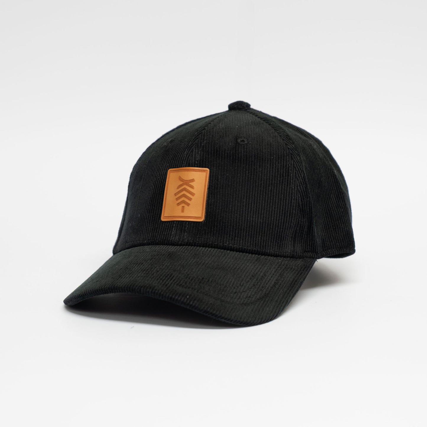Cord Cap | Black / Leather