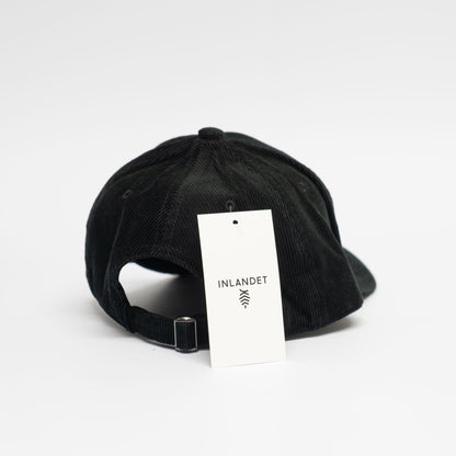 Cord Cap | Black / Leather