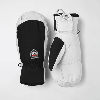 Army Leather Patrol Mitt | Svart