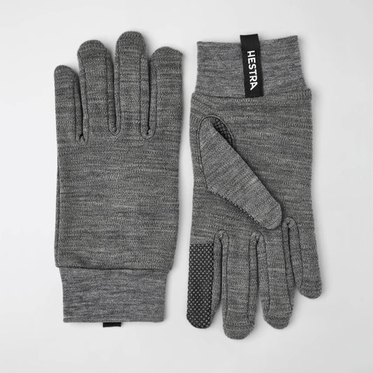 Merino Touch Point 5 finger | Grå