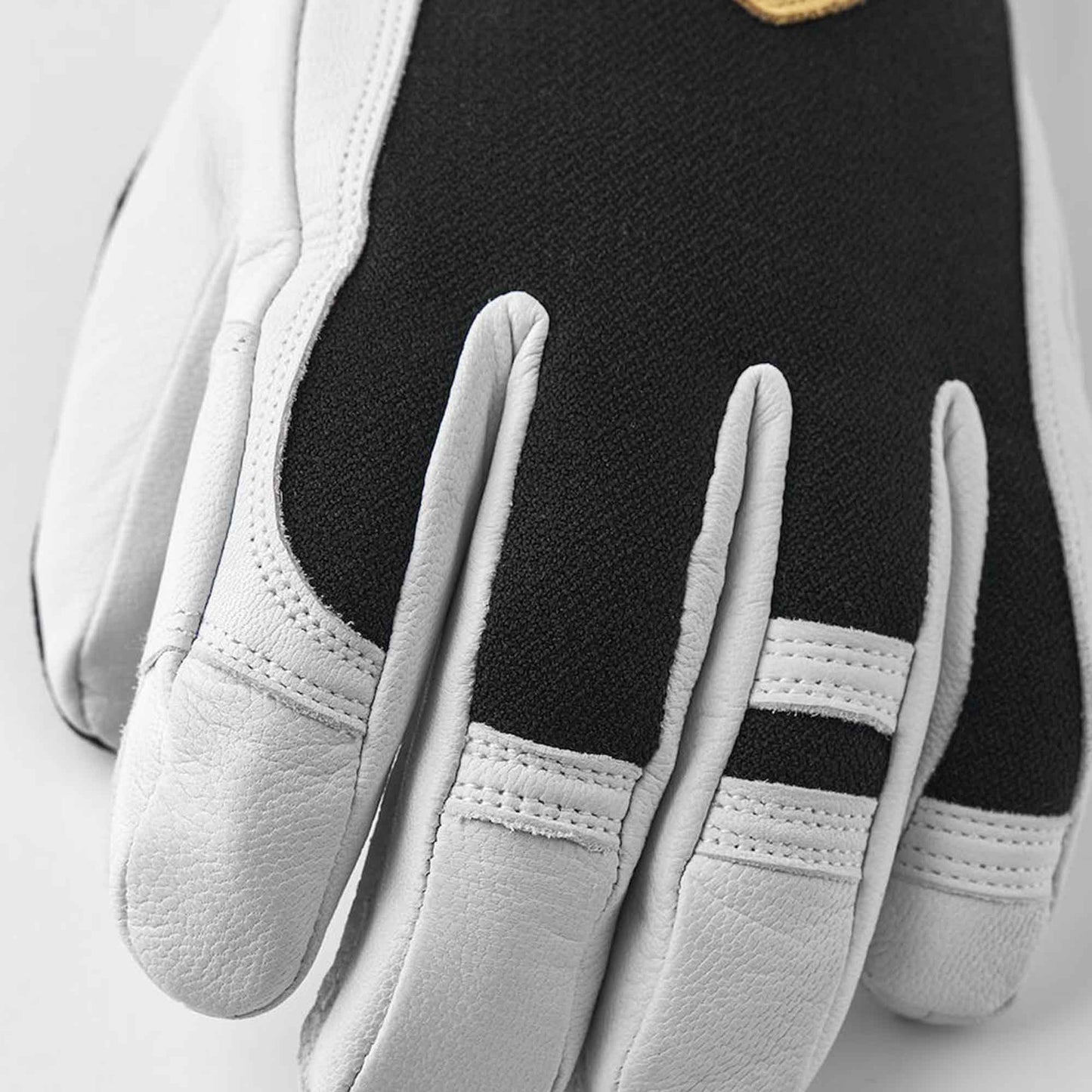 Army Leather Patrol 5 Finger | Svart