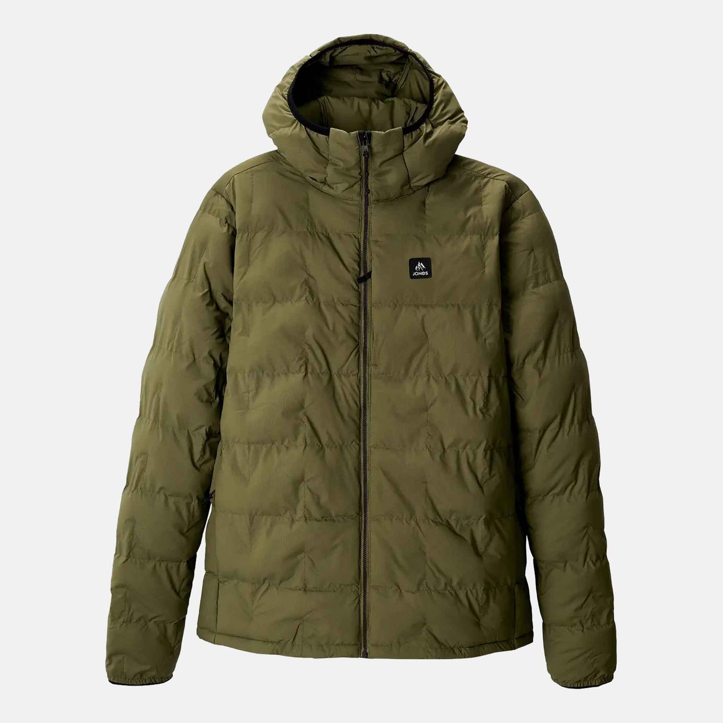 Mens Dark Start Recycled Hoodie | Moss Green