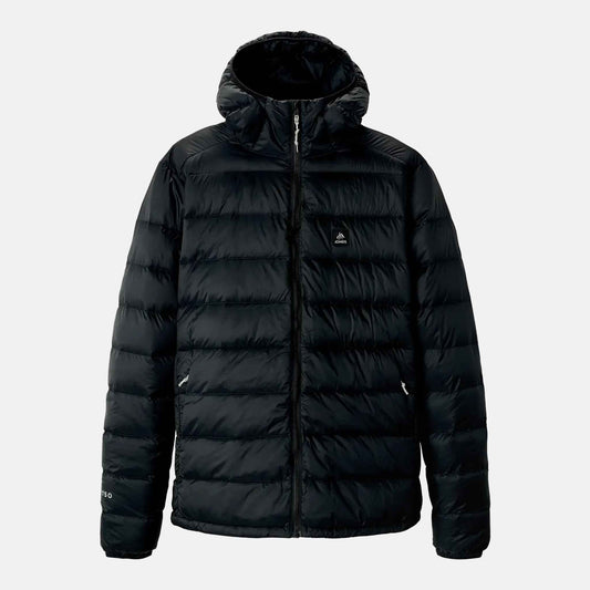 Mens Insulated Re-Up Down Recycled Hood | Stealth Black