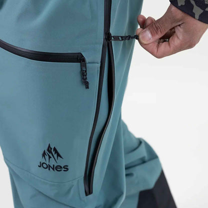 Mens Shralpinist Stretch Recycled Bib Pant | Stelth Blk