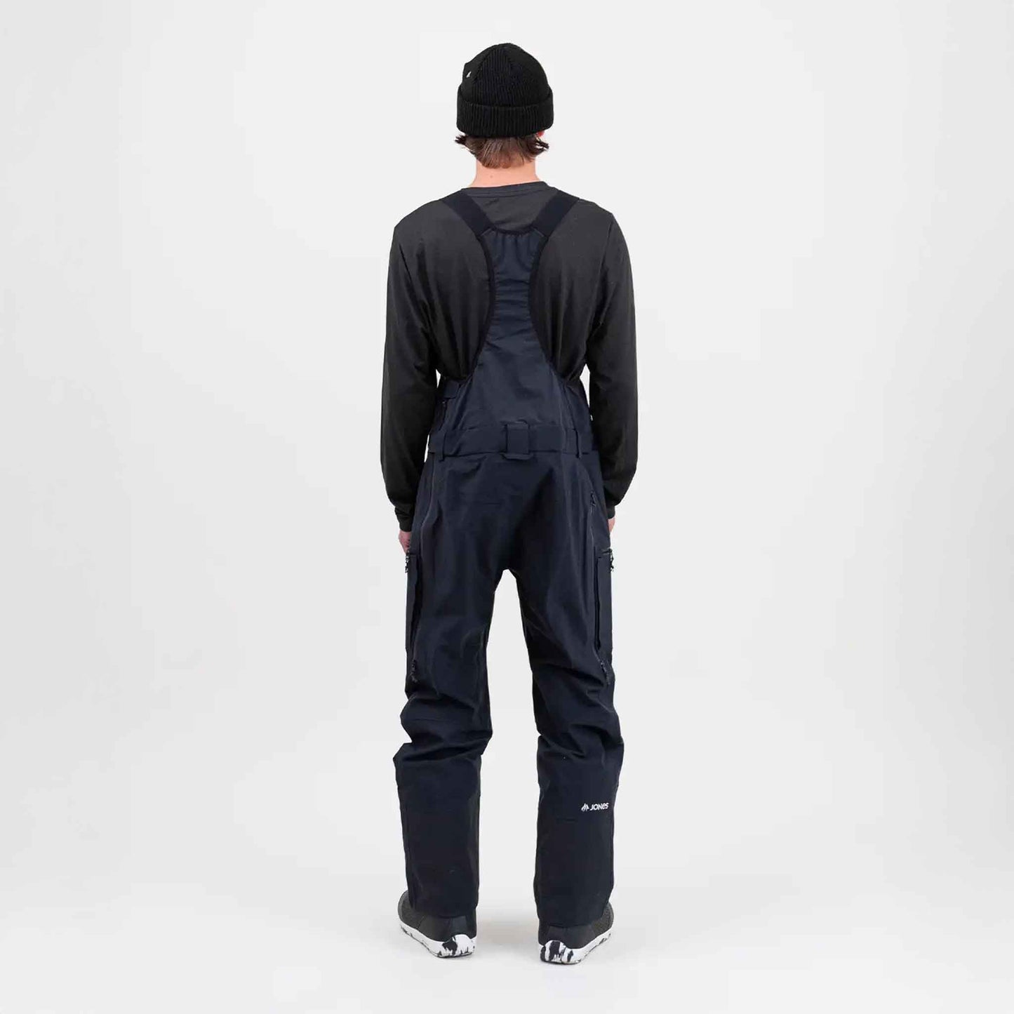 Mens Shralpinist Stretch Recycled Bib Pant | Stelth Blk