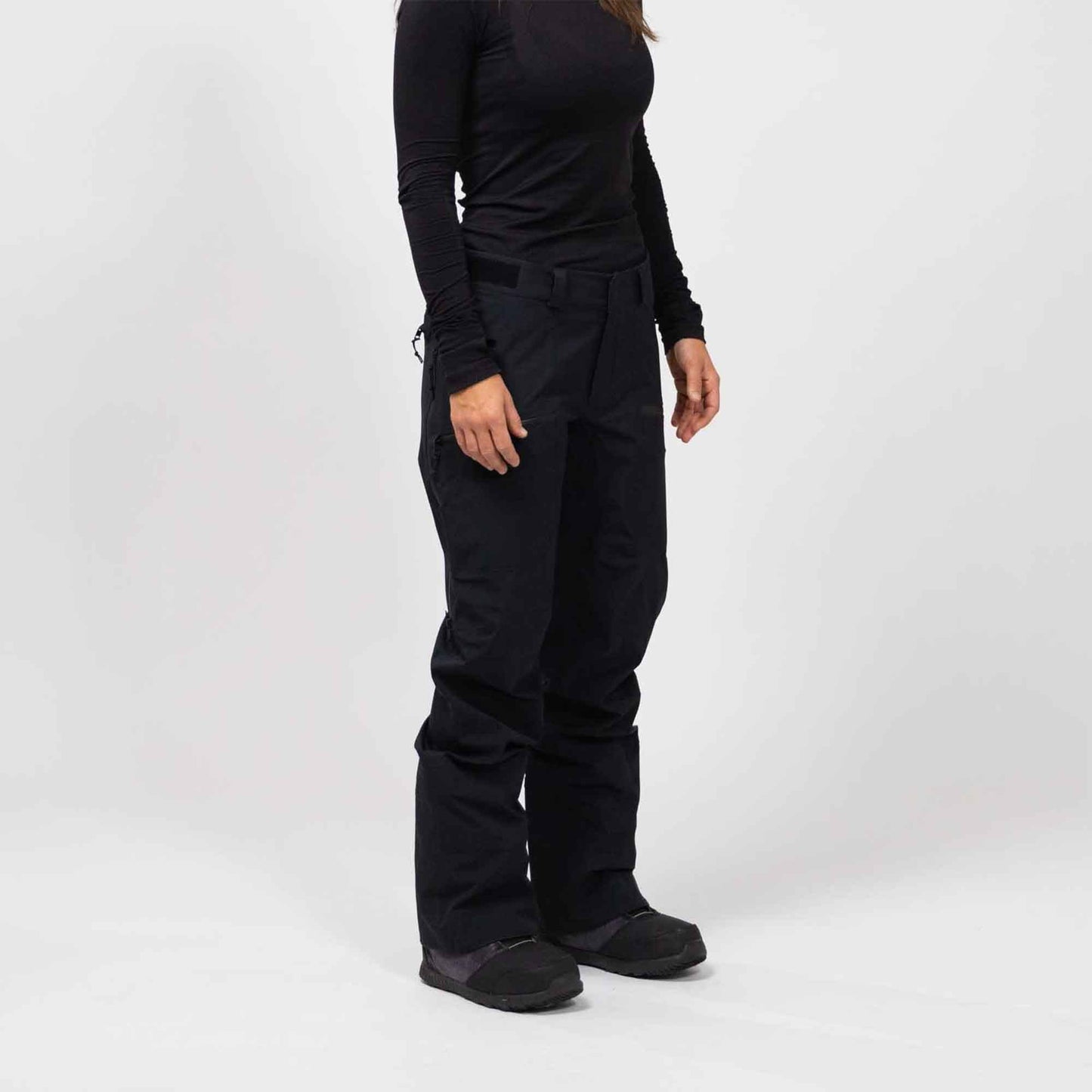 Wms Shralpinist Stretch Recycled Pants | Stealth Black