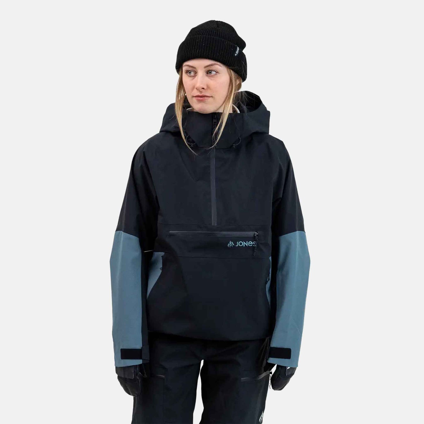 Womens Mtn Surf Recycled Anorak | Stealth Black