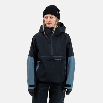 Womens Mtn Surf Recycled Anorak | Stealth Black