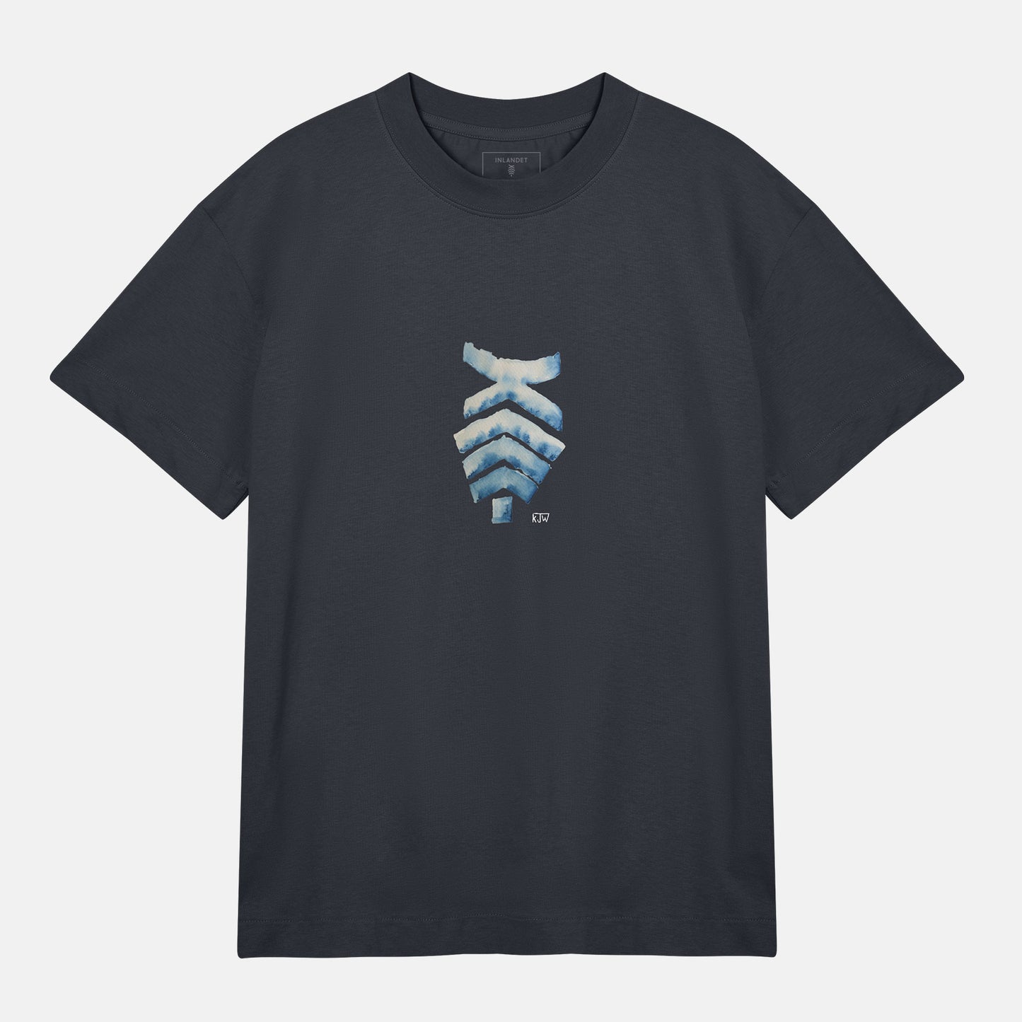 JW Vatten Logo Blå | Svartgrå