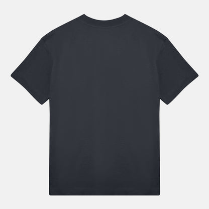 JW Vit Målad Logo Boxy Tee | Svartgrå