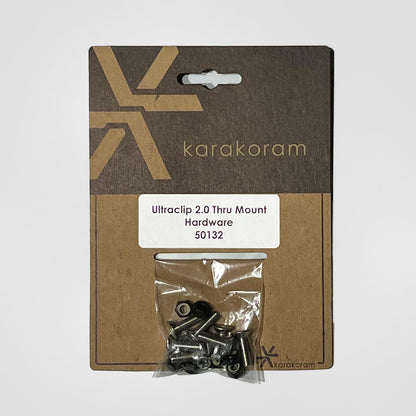 Hardware For Ultraclip 2.0 Thru Mount, M5 Flathead