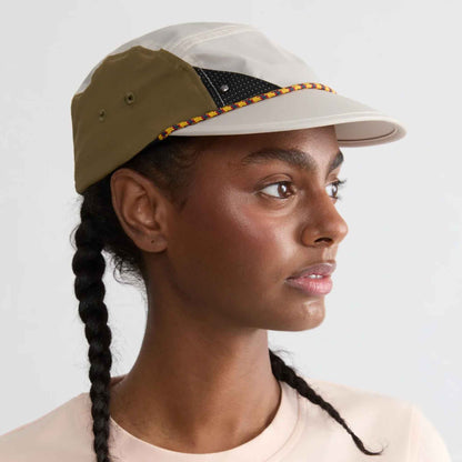 Runa Five Panel Cap | Putty Grey-Olive