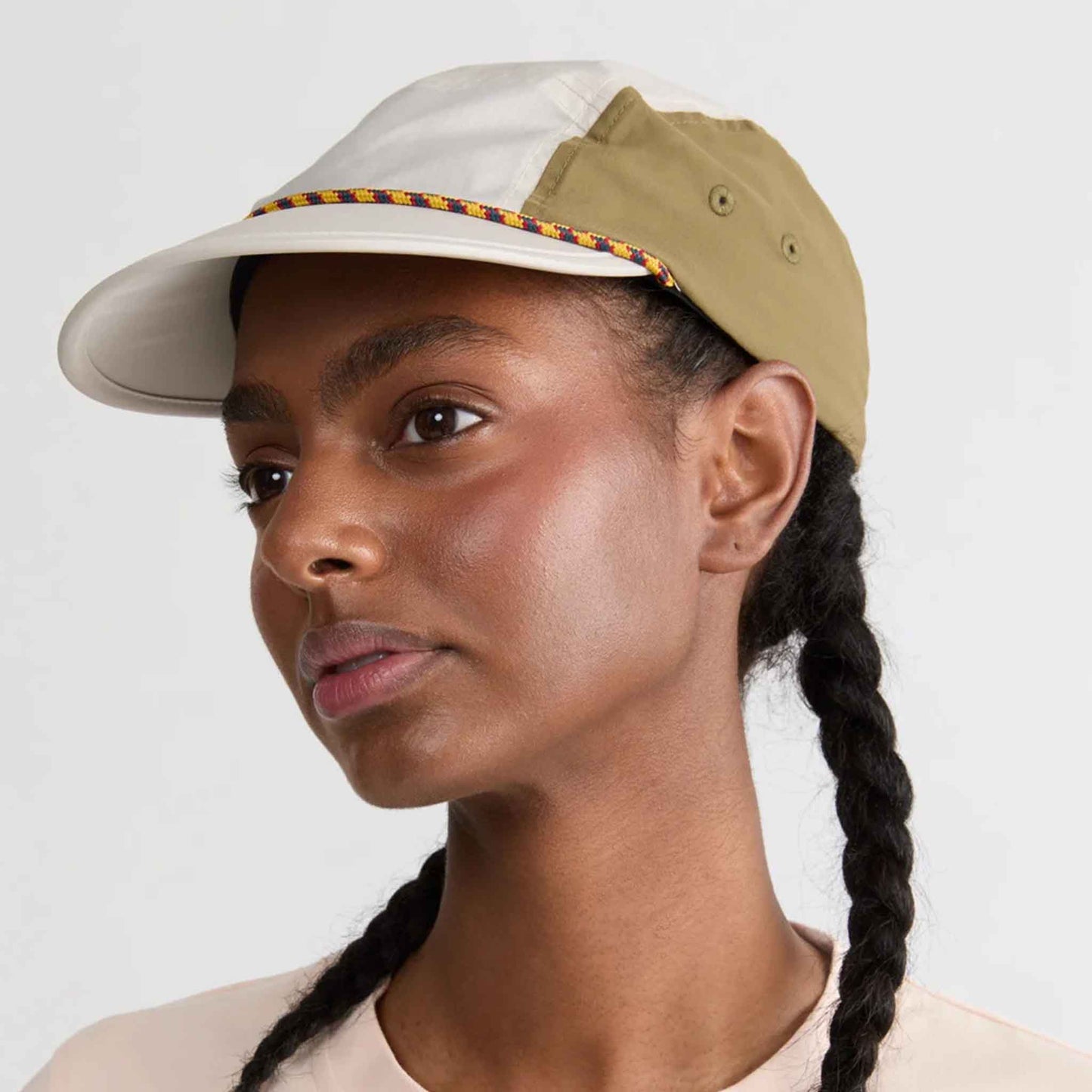 Runa Five Panel Cap | Putty Grey-Olive