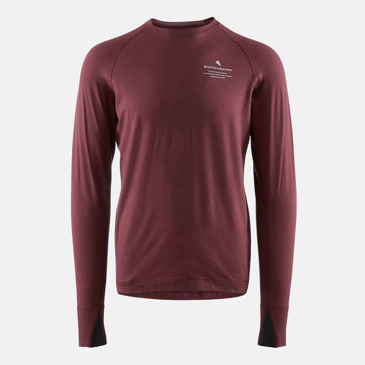 Fafne Crew LS Tee M's | Chestnut