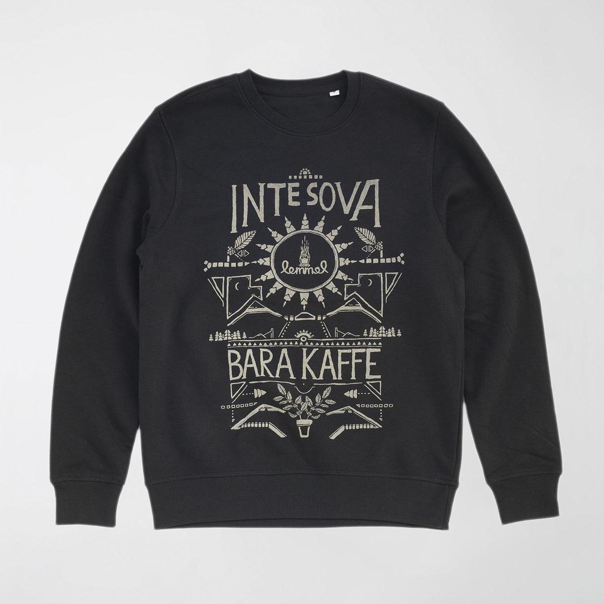 Inte Sova Crewneck | Svart