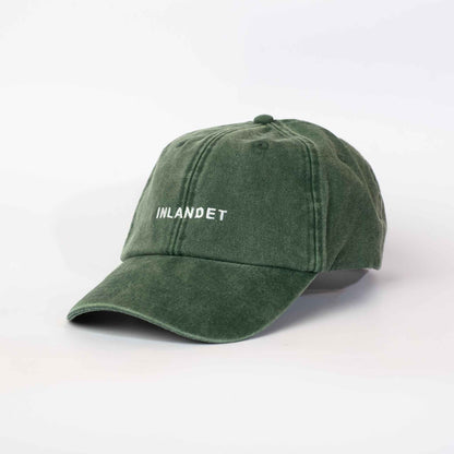 Low profile Vintage Cap | Bottle Green / Text