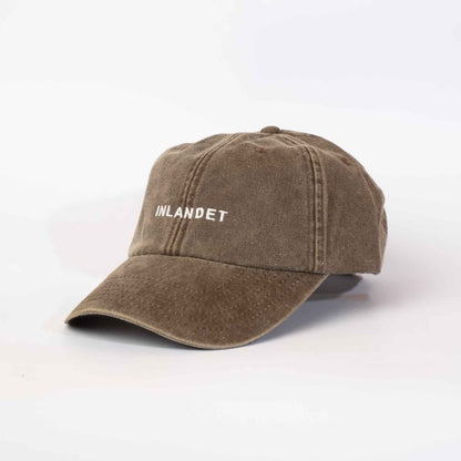 Low profile Vintage Cap | Brown / Text