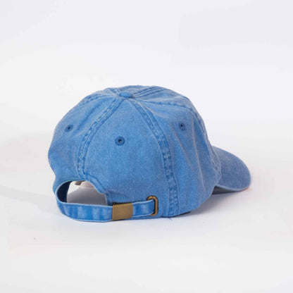 Low profile Vintage Cap | Corn Flower / Text