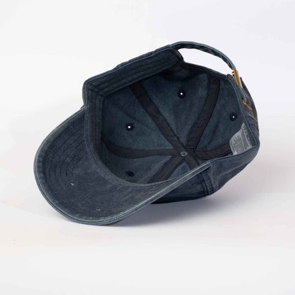 Low profile Vintage Cap | Denim / Text
