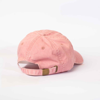 Low profile Vintage Cap | Dusky Pink / Black