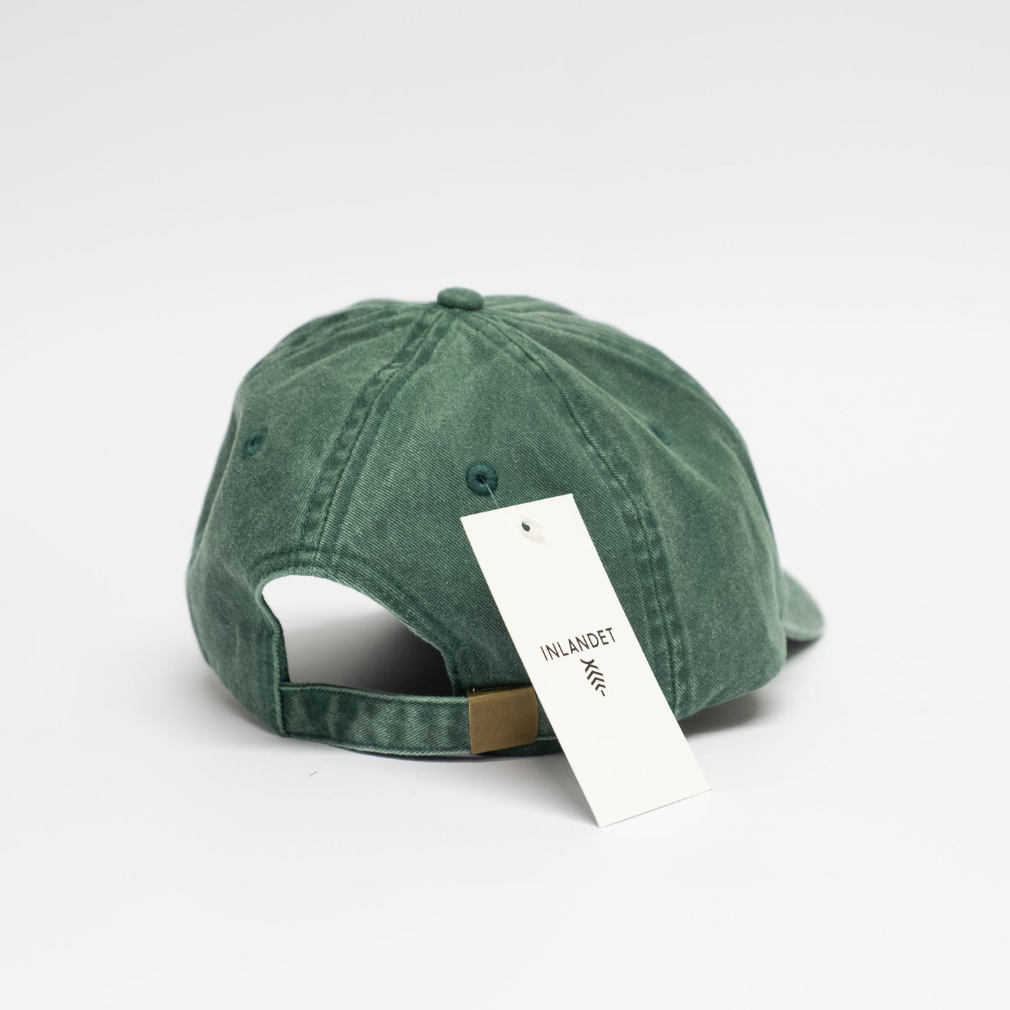 Low profile Vintage Cap | Bottle Green / Leather