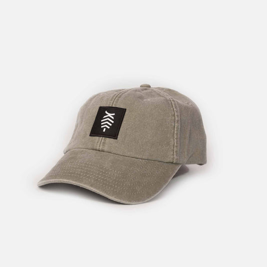 Low profile Vintage Cap | Grey / Black