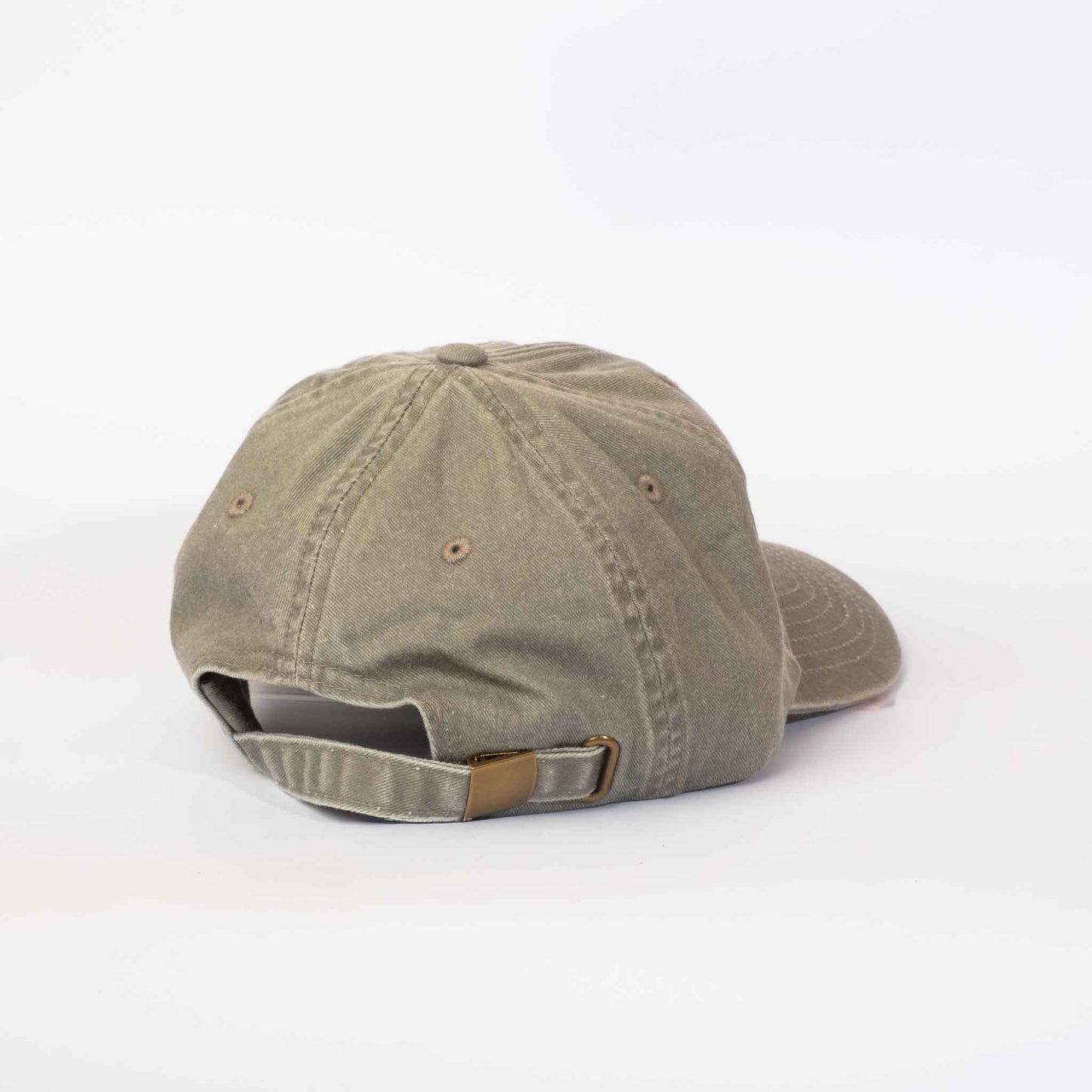 Low profile Vintage Cap | Grey / Leather