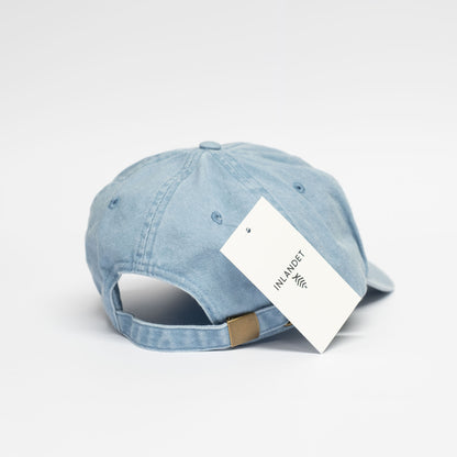 Low profile Vintage Cap | Light Denim / Black
