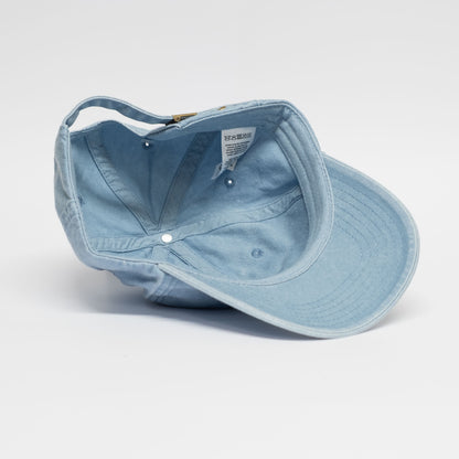 Low profile Vintage Cap | Light Denim / Black