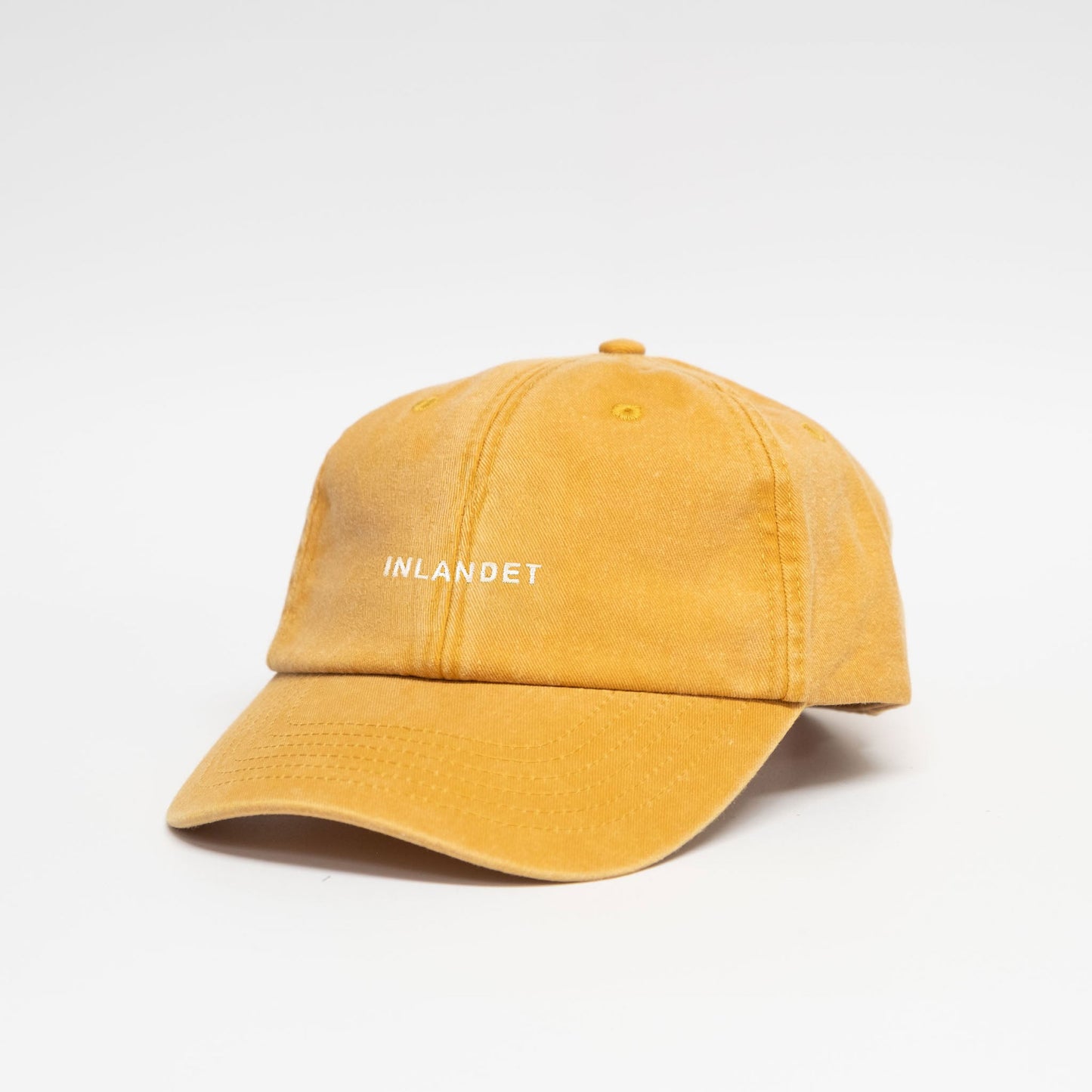 Low profile Vintage Cap | Mustard / Text