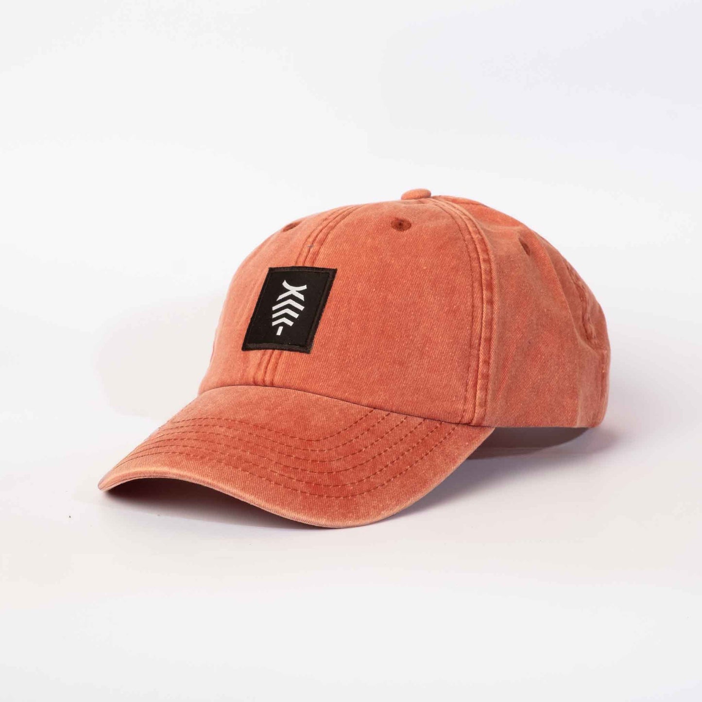 Low profile Vintage Cap | Orange / Black