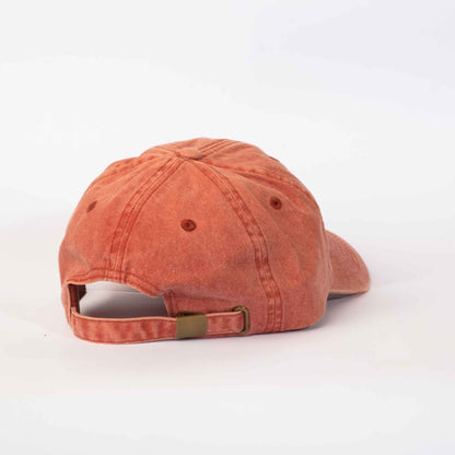 Low profile Vintage Cap | Orange / Black