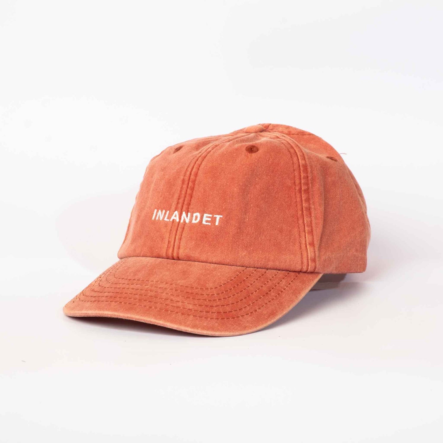 Low profile Vintage Cap | Orange / Text