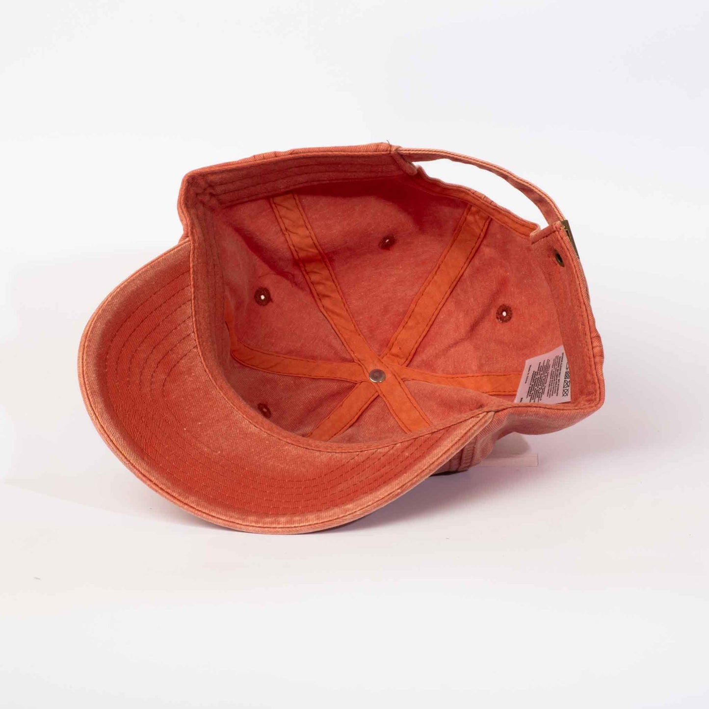 Low profile Vintage Cap | Orange / Text