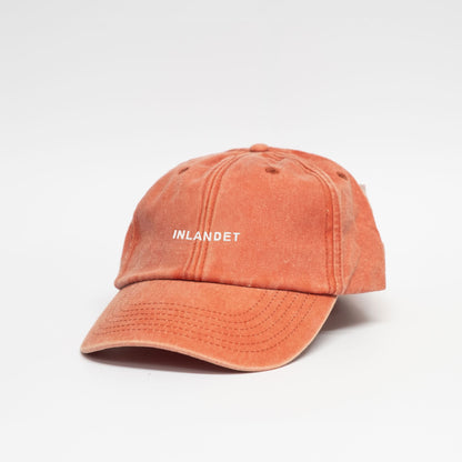 Low profile Vintage Cap | Red / Text