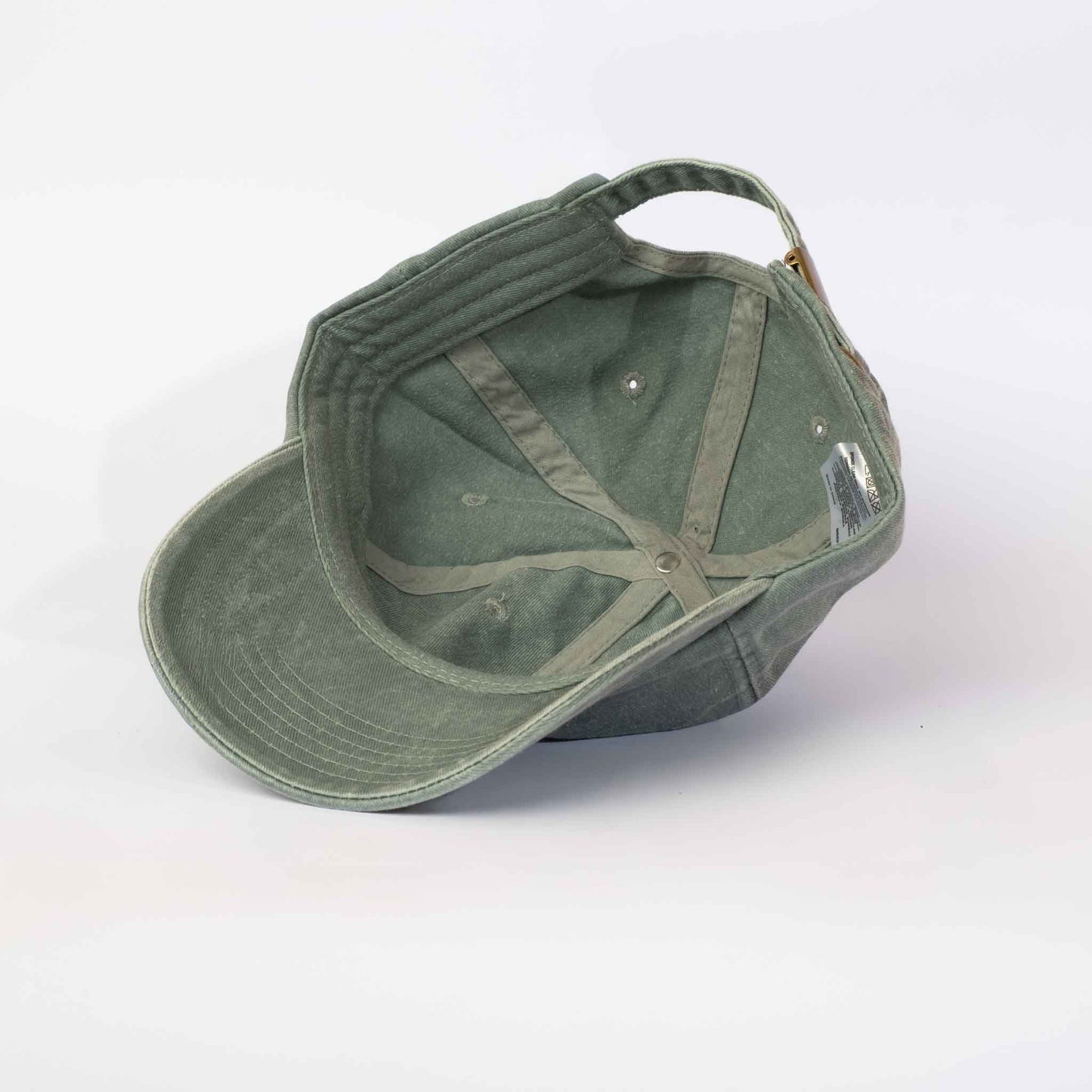 Low profile Vintage Cap | Sage Green / Text