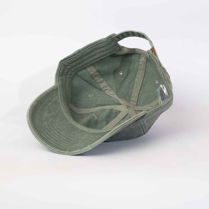 Low profile Vintage Cap | Sage Green / Black