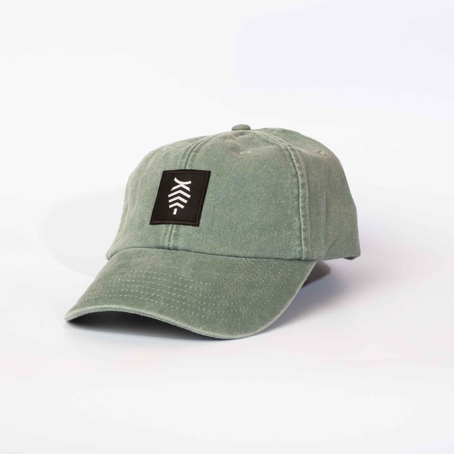 Low profile Vintage Cap | Sage Green / Black