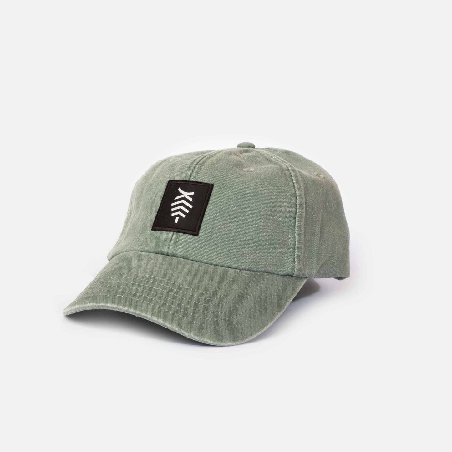Low profile Vintage Cap | Sage Green / Black
