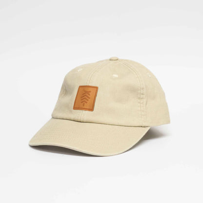 Low profile Vintage Cap | Sand / Leather