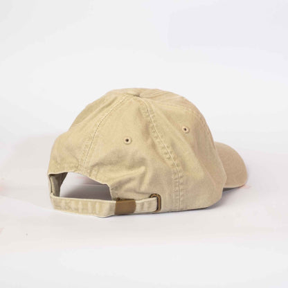 Low profile Vintage Cap | Sand / Text